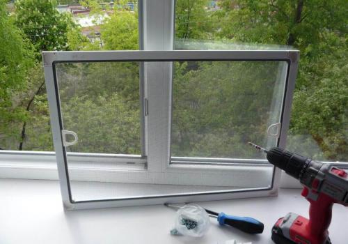 Установка москитных сеток